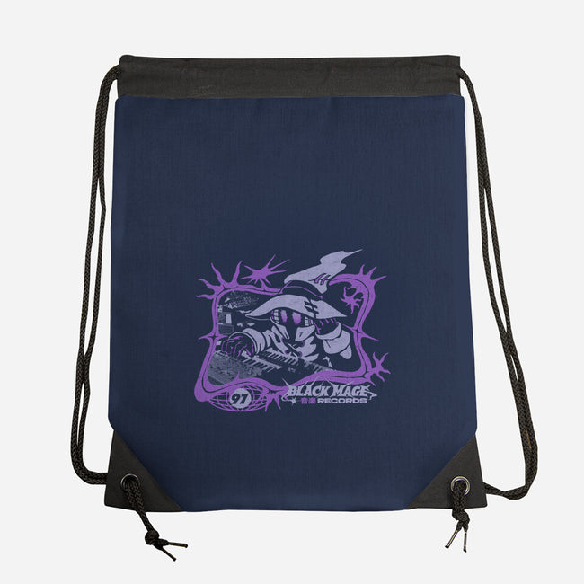 Black Mage Records-None-Drawstring-Bag-ilustrata