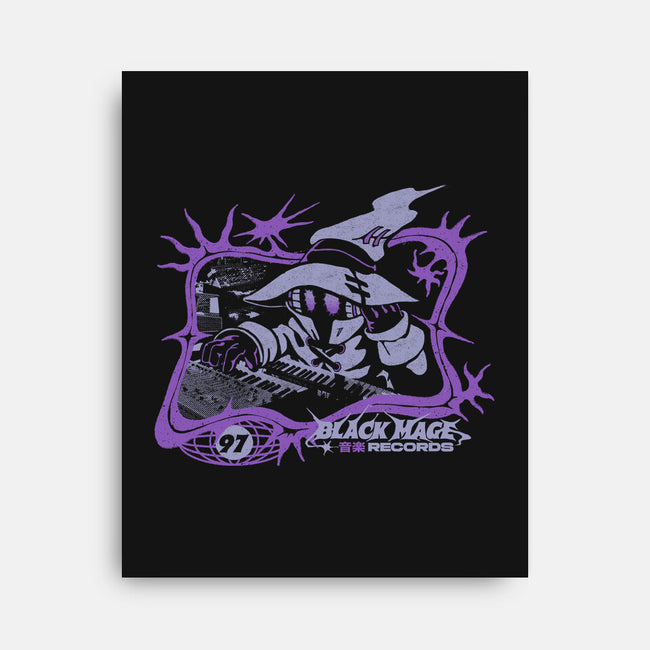 Black Mage Records-None-Stretched-Canvas-ilustrata