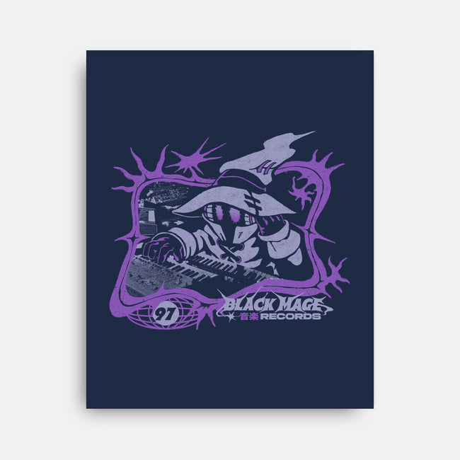 Black Mage Records-None-Stretched-Canvas-ilustrata