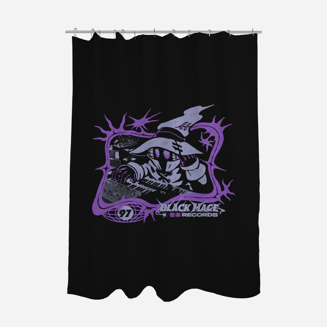 Black Mage Records-None-Polyester-Shower Curtain-ilustrata