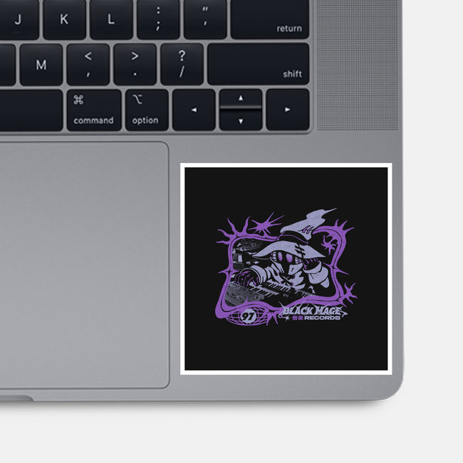 Black Mage Records-None-Glossy-Sticker-ilustrata