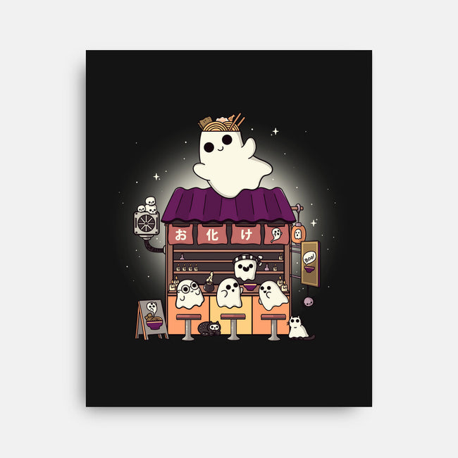 Ramen Obake-None-Stretched-Canvas-Freecheese