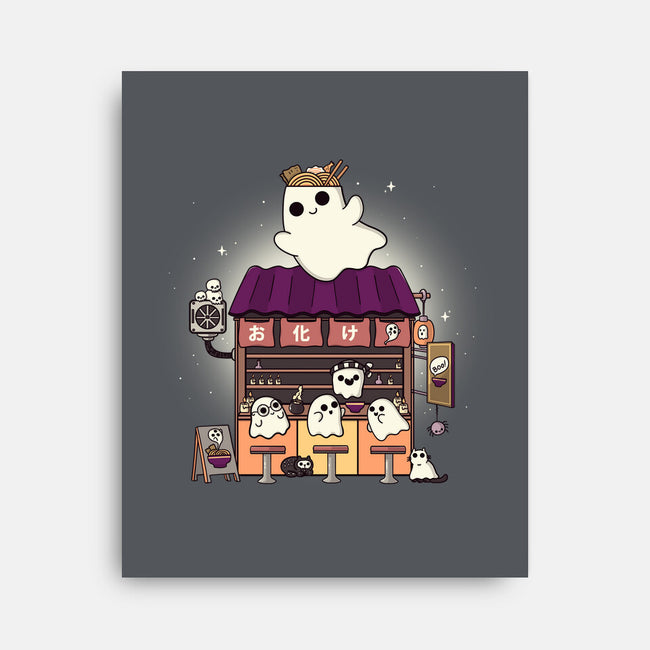 Ramen Obake-None-Stretched-Canvas-Freecheese
