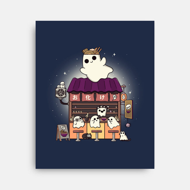 Ramen Obake-None-Stretched-Canvas-Freecheese