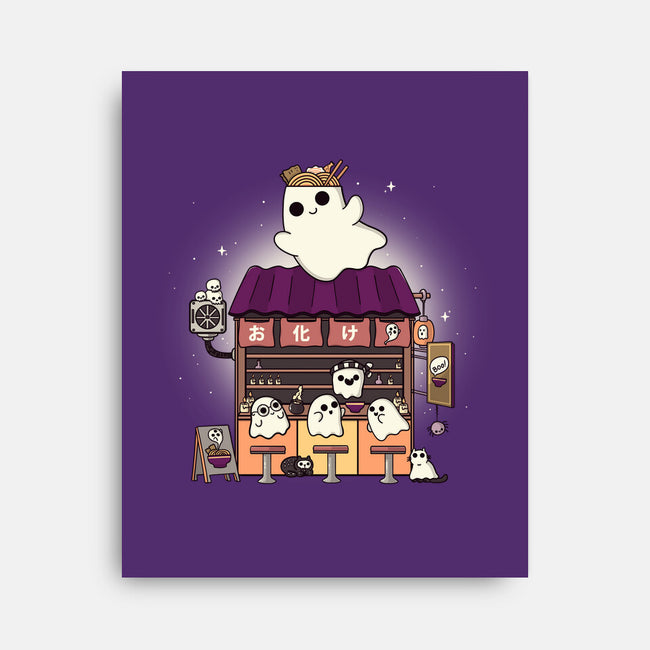 Ramen Obake-None-Stretched-Canvas-Freecheese