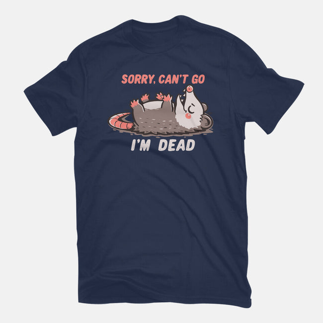 Sorry Can't Go Im Dead-Mens-Heavyweight-Tee-TechraNova