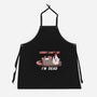 Sorry Can't Go Im Dead-Unisex-Kitchen-Apron-TechraNova