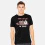 Sorry Can't Go Im Dead-Mens-Heavyweight-Tee-TechraNova