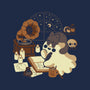 Spooky Cute Ghost Lofi-Mens-Long Sleeved-Tee-xMorfina