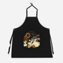 Spooky Cute Ghost Lofi-Unisex-Kitchen-Apron-xMorfina