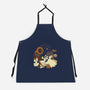 Spooky Cute Ghost Lofi-Unisex-Kitchen-Apron-xMorfina