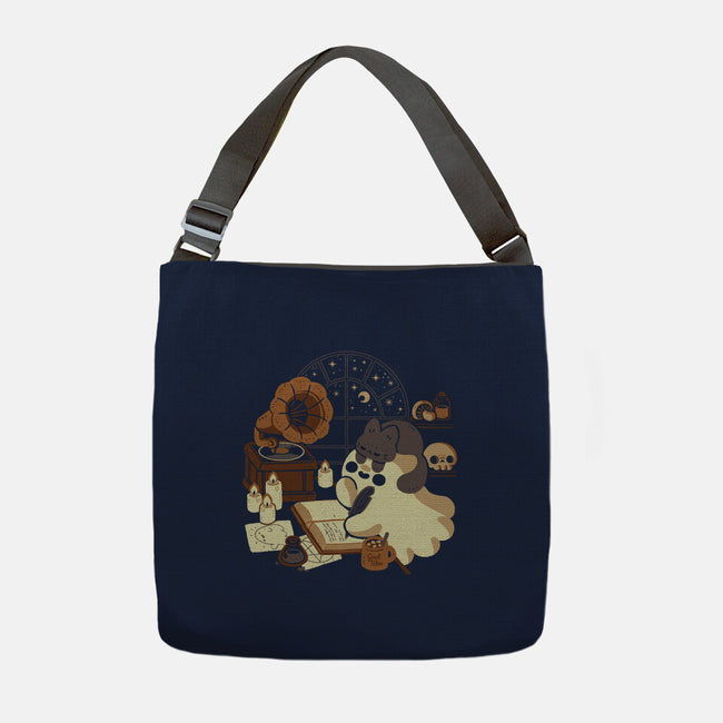 Spooky Cute Ghost Lofi-None-Adjustable Tote-Bag-xMorfina