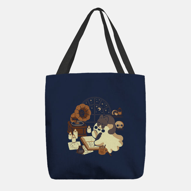 Spooky Cute Ghost Lofi-None-Basic Tote-Bag-xMorfina