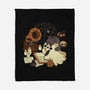 Spooky Cute Ghost Lofi-None-Fleece-Blanket-xMorfina