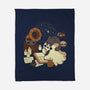Spooky Cute Ghost Lofi-None-Fleece-Blanket-xMorfina