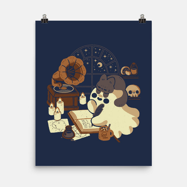 Spooky Cute Ghost Lofi-None-Matte-Poster-xMorfina