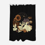 Spooky Cute Ghost Lofi-None-Polyester-Shower Curtain-xMorfina