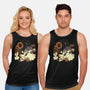 Spooky Cute Ghost Lofi-Unisex-Basic-Tank-xMorfina