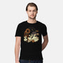 Spooky Cute Ghost Lofi-Mens-Premium-Tee-xMorfina