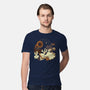 Spooky Cute Ghost Lofi-Mens-Premium-Tee-xMorfina