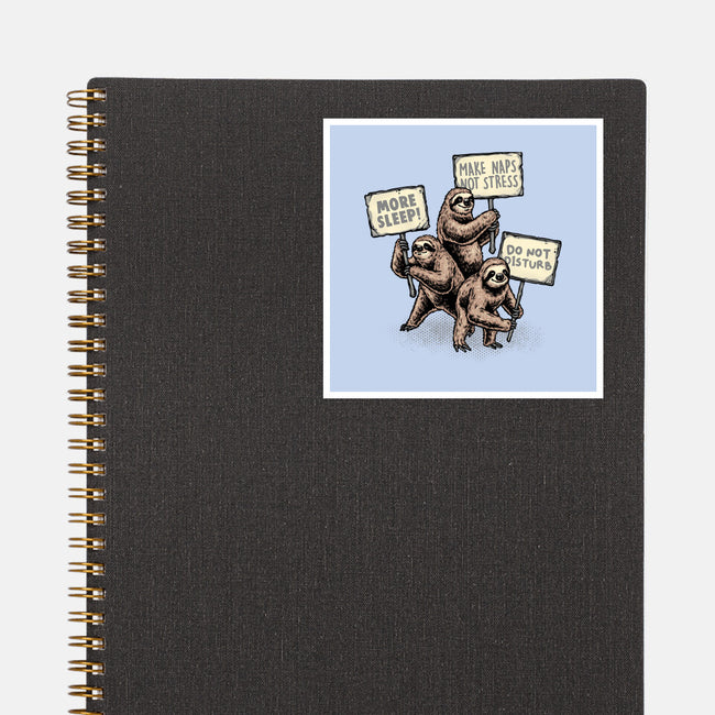 Sloths Unite-None-Glossy-Sticker-glitchygorilla