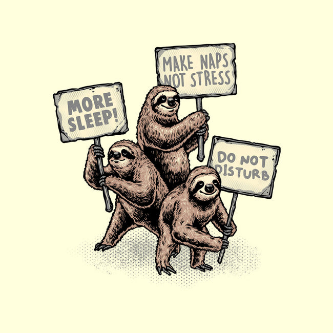 Sloths Unite-None-Stretched-Canvas-glitchygorilla