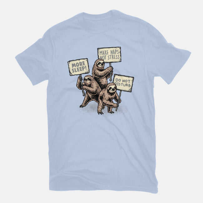 Sloths Unite-Unisex-Basic-Tee-glitchygorilla