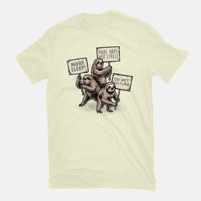 Sloths Unite-Mens-Basic-Tee-glitchygorilla