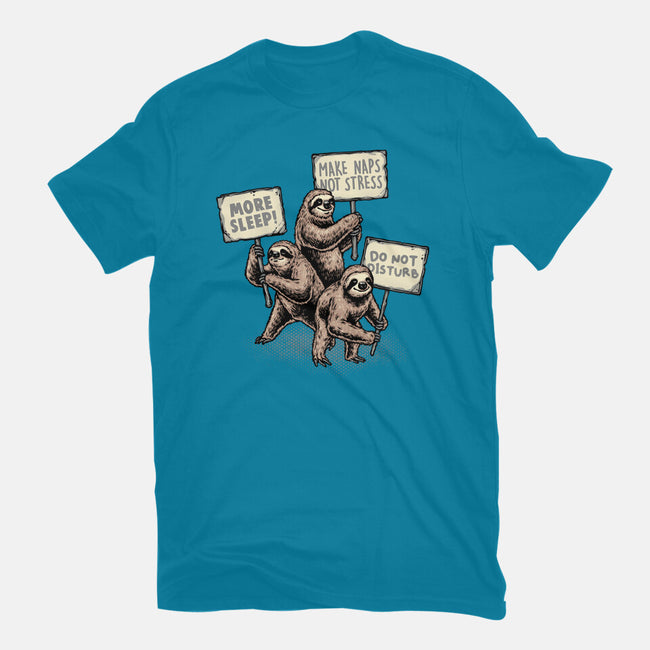Sloths Unite-Womens-Basic-Tee-glitchygorilla
