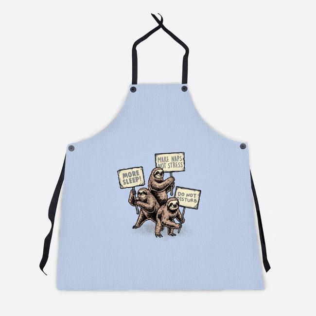 Sloths Unite-Unisex-Kitchen-Apron-glitchygorilla