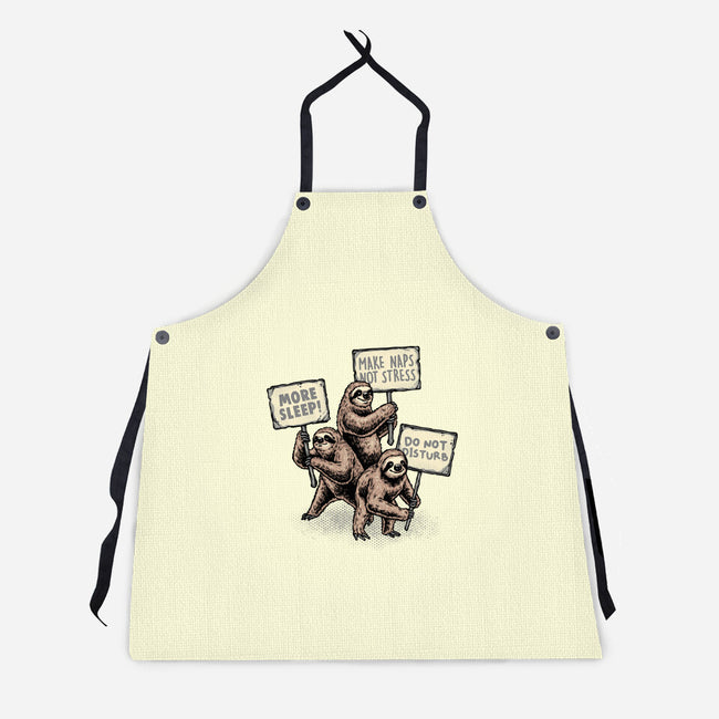 Sloths Unite-Unisex-Kitchen-Apron-glitchygorilla
