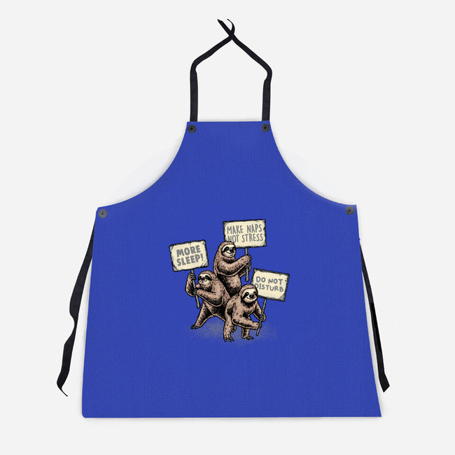 Sloths Unite-Unisex-Kitchen-Apron-glitchygorilla
