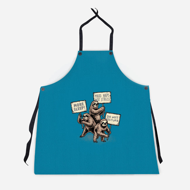 Sloths Unite-Unisex-Kitchen-Apron-glitchygorilla
