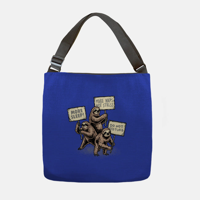 Sloths Unite-None-Adjustable Tote-Bag-glitchygorilla