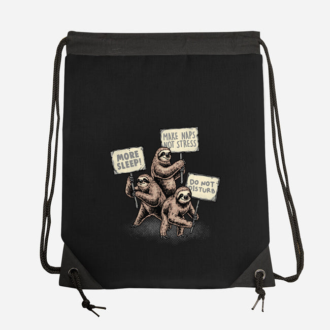 Sloths Unite-None-Drawstring-Bag-glitchygorilla