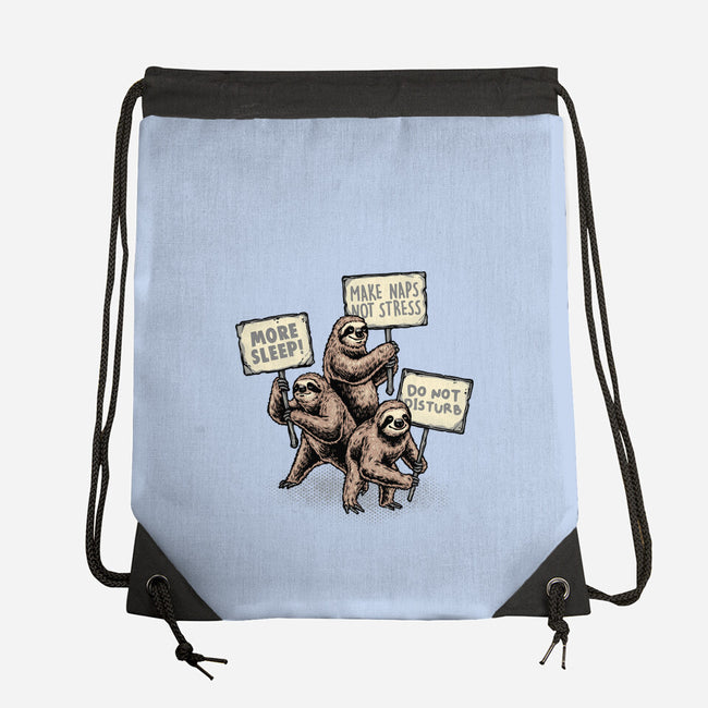 Sloths Unite-None-Drawstring-Bag-glitchygorilla