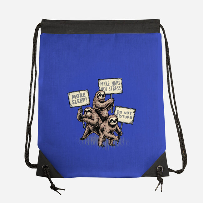 Sloths Unite-None-Drawstring-Bag-glitchygorilla
