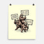 Sloths Unite-None-Matte-Poster-glitchygorilla