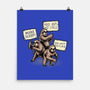 Sloths Unite-None-Matte-Poster-glitchygorilla