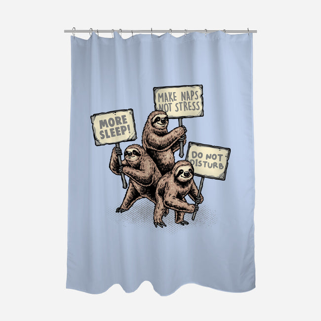 Sloths Unite-None-Polyester-Shower Curtain-glitchygorilla