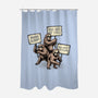 Sloths Unite-None-Polyester-Shower Curtain-glitchygorilla