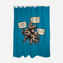 Sloths Unite-None-Polyester-Shower Curtain-glitchygorilla