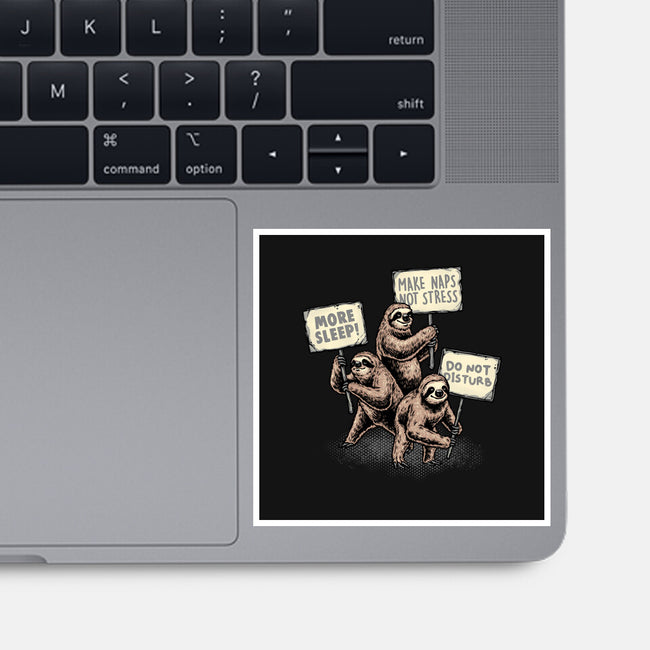 Sloths Unite-None-Glossy-Sticker-glitchygorilla