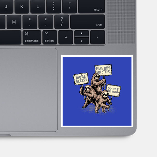 Sloths Unite-None-Glossy-Sticker-glitchygorilla
