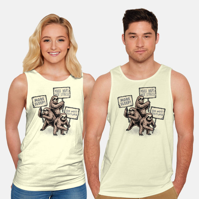 Sloths Unite-Unisex-Basic-Tank-glitchygorilla
