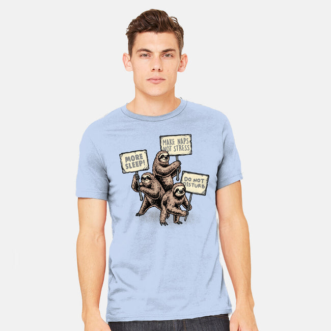 Sloths Unite-Mens-Heavyweight-Tee-glitchygorilla