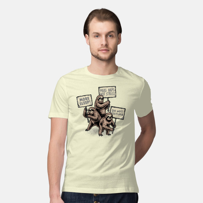 Sloths Unite-Mens-Premium-Tee-glitchygorilla