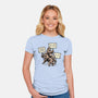 Sloths Unite-Womens-Fitted-Tee-glitchygorilla