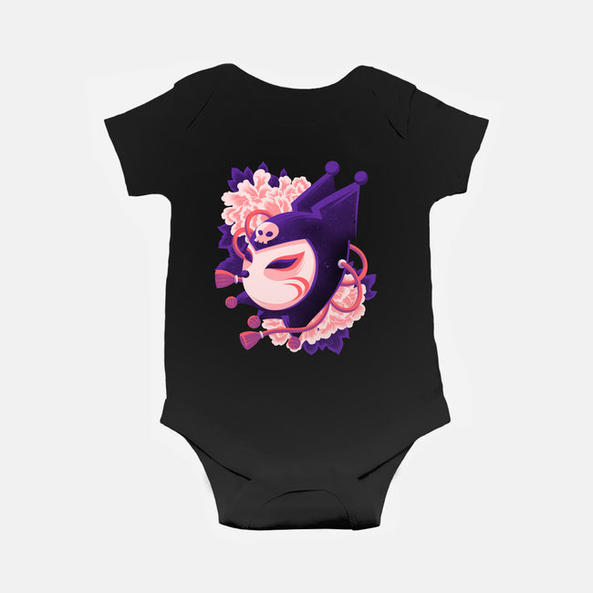 Cute Imp Mask-Baby-Basic-Onesie-rmatix