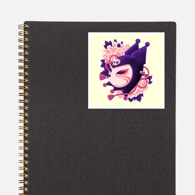 Cute Imp Mask-None-Glossy-Sticker-rmatix